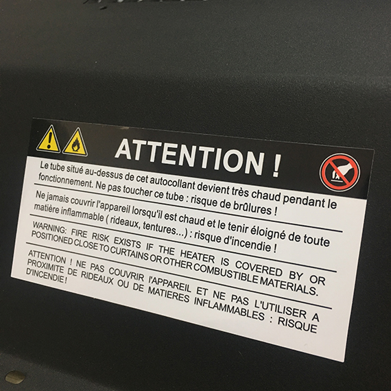  UL1004电机标签